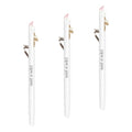 wet n wild Eyebrow and Liner Brush, Soft Fibers, Pack of 3 | Flat Angled | Ultra-Thin Precision - color: Brow & Liner Duo Brush, size: 7.28 in (Pack of 3)