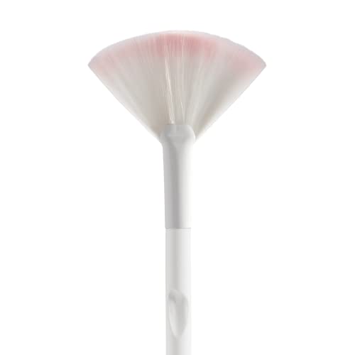 wet n wild Fan Brush, Blending Brush for Highlighter, Blush, & Peel Masks, Ergonomic Handle (Pack of 2) - color: Fan, size: 7.28 in (Pack of 2)