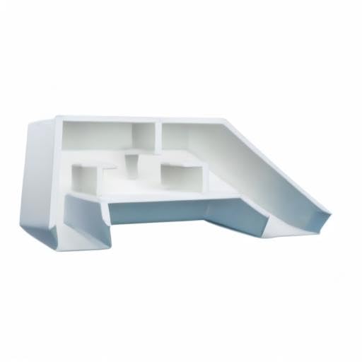 Aquarium Underground Tunnel | Fish & Shrimp Hideout for Aquariums | Unique Underground Viewing Tunnel | Made in USA (White) - color: White