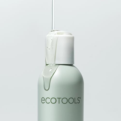EcoTools Makeup Brush Cleanser + Sponge Shampoo, Fragrance-Free, 8 Fl Oz | Cleaner brushes and sponges, makeup brush soap for daily washing, beauty blender cleaner, plant based, sulfate free