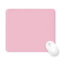Mouse Pad with Stitched Edge, Multiple Patterns Computer Mouse Pads with Non-Slip Rubber Base, Washable Cloth Mousepad, for Gaming, Laptop, PC (Pink) - color: 04Pink