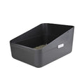 Sfozstra Small Cat Litter Box: Leak Resistant Durable Removable Tray | Cats Under 8 lbs / Anti Tracking Pedal / Easy Cleaning / Space Saving / Indoor Apartment Use