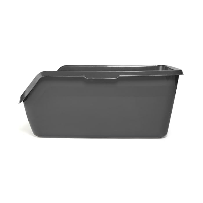 So Phresh by Petco Scatter Shield High-Back Litter Box Charcoal X-Large 24" L X 18" W X 10" H