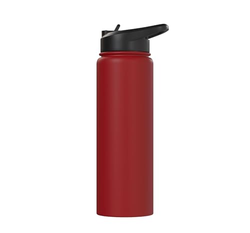 Colorful Pop Art Sugar Glider Sugar Gliders Stainless Steel Insulated Water Bottle - color: Red