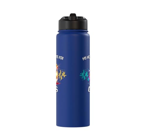 Degu ECG Degu Stainless Steel Insulated Water Bottle - color: Royal Blue