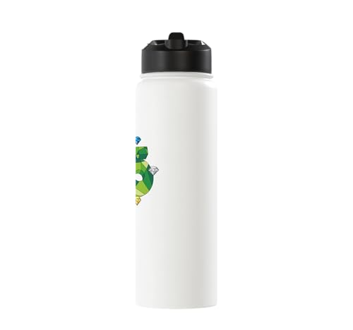 Sonic the Hedgehog: 35th Anniversary Key Visual Stainless Steel Insulated Water Bottle - color: White