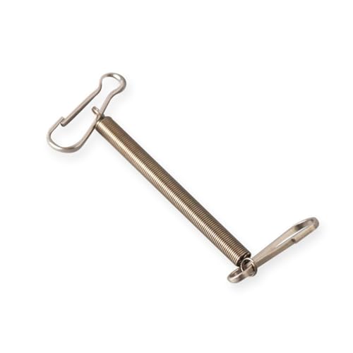 Stainless Steel Extension Springs with Clips Fixing Spring for Hamster Parrot Drinking Water Bottle Pack of 10