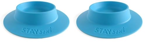 Tip-Proof Bowl for Guinea Pigs and Other Small Pets - Sky Blue - Large 3/4 Cup Size New (Pack of 2) - size: Large (Pack of 2)