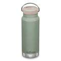 Klean Kanteen TKWide Insulated Bottle – Twist Cap, Steel Straw – Travel/Sports – Sea Spray 32 oz - color: Sea Spray