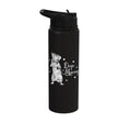 Rodent lovers - Degu Mommy Stainless Steel Insulated Water Bottle - color: Black