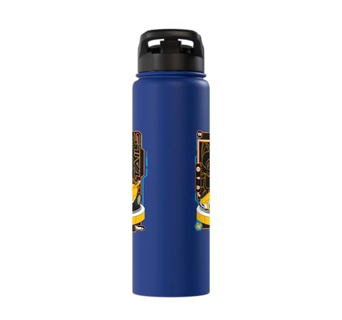 Sonic Racing CrossWorlds - Tails Stainless Steel Insulated Water Bottle - color: Royal Blue
