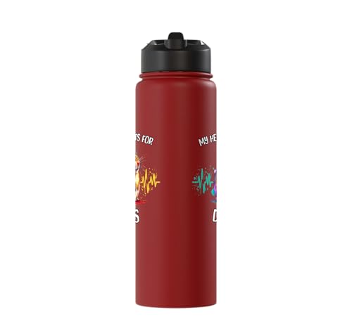 Degu ECG Degu Stainless Steel Insulated Water Bottle - color: Red
