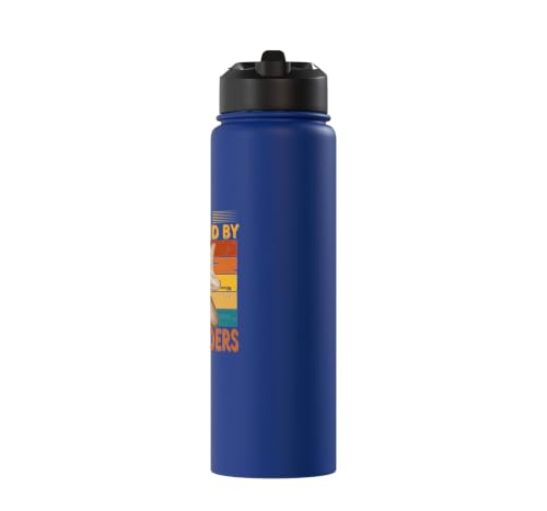 Easily Distracted By Sugar Gliders Cute Sugar Glider Costume Stainless Steel Insulated Water Bottle - color: Royal Blue