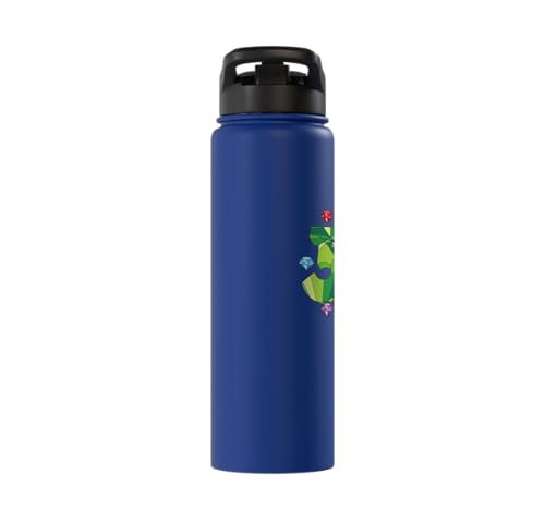 Sonic the Hedgehog: 35th Anniversary Key Visual Stainless Steel Insulated Water Bottle - color: Royal Blue