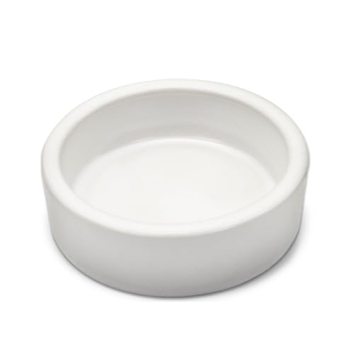 Escape-Proof Reptile Food Dish Bowl, Ceramics Small Animal Bowls for Lizard Frog Snake Turtle Gecko Hamster Food Bowl for Anti Living Foods Escape, Reptile Water Dish (L,3.93inches) - size: L,3.93inches