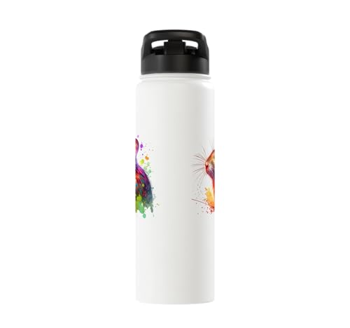 Degu Stainless Steel Insulated Water Bottle - color: White