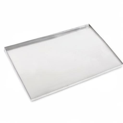 Metal Dog Crate & Kennel Replacement Tray/Pan, Galvanized, 52x34 in | Chew-proof, crack-proof, rust-resistant. Fits Most Standard 54 in Crates. - color: Galvanized, size: 52.38"L x 34.25"W x 1"H