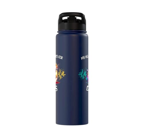 Degu ECG Degu Stainless Steel Insulated Water Bottle - color: Navy Blue
