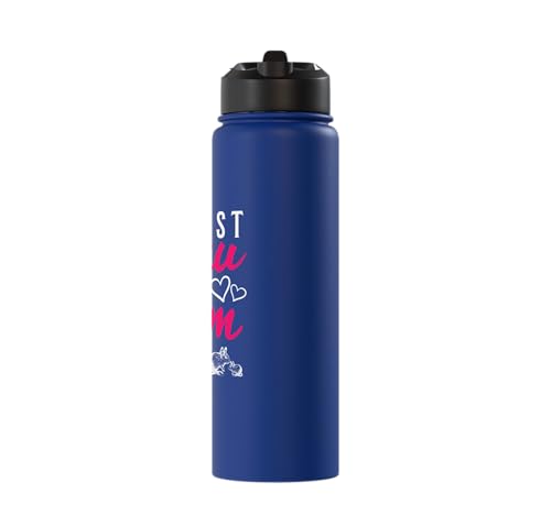 Best Degu Mom Ever Rodents Stainless Steel Insulated Water Bottle - color: Royal Blue