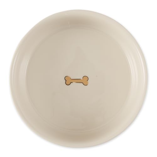 Bone Dry Ceramic Food Bowls, Non-Slip & Dishwasher Safe, Medium Set, 6x2 Terrazzo - color: Terrazzo, size: Medium Set, 6x2"