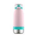 Ello Emma 14oz Insulated Stainless Kids Water Bottle with Straw, Cotton Candy - color: Cotton Candy