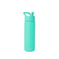 Simple Modern Insulated Water Bottle with Straw | 22oz | Blue | Summit Stainless Steel Water Bottles, Metal Cup | Leak Proof for School, Gym, Travel, Sports | Tropical Wave - color: -Tropical Wave, style: 22oz
