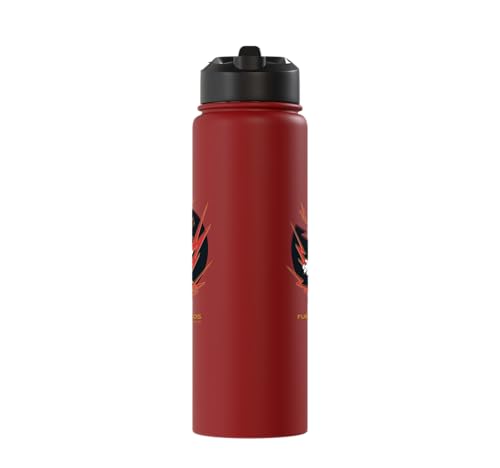 Sonic the Hedgehog 3 - Shadow "Fueled by Chaos" Stainless Steel Insulated Water Bottle - color: Red
