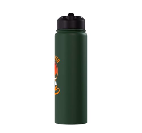 Life is better with an Degu Stainless Steel Insulated Water Bottle - color: Dark Green