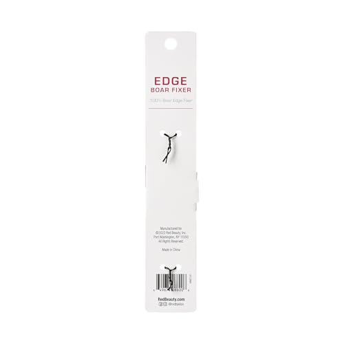 Red by Kiss Ultimate Edge Fixer Professional Boar Hair Brush (100% Boar Hair) (BSH25) - color: Purple Board Brush with Comb End