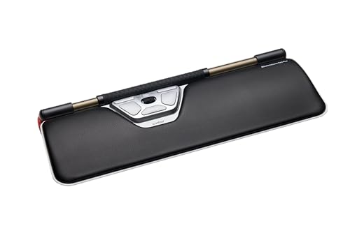Contour RollerMouse Red Ergonomic Mouse for Shoulder Forearm Wrist Strain Relief for RSI Carpal Tunnel Centered Rollerbar 6 Customizable Buttons 10 Speed Settings Mac/PC Compatible - Wireless - Plus - size: Plus, style: Wireless