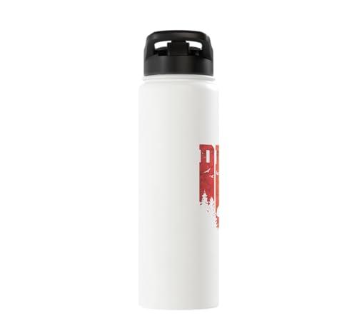 Degu Owner Retro Chilean Rodent Degus Stainless Steel Insulated Water Bottle - color: White