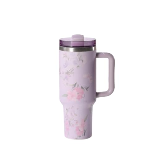 1000ML Large Capacity Water Bottle/Stainless Steel Juice Milk Tea Car Mugs D - color: D