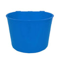 10pack Bird Feeder Waterer Food Bowl for Cage Chicken Hanging Water Cup Bottle Treats Dish Feeding Container Box for Coop Seed Dispenser for Pigeon Quial Parrot - color: Blue 10 packs