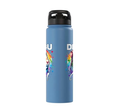 Degu Girl Degu Stainless Steel Insulated Water Bottle - color: Light Blue