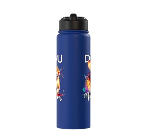 Degu Mom Degu Stainless Steel Insulated Water Bottle - color: Royal Blue