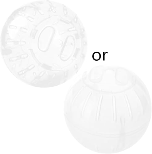 Transparent Silent Exercise Ball Plastic Spinner Hamster Running Wheel, Multiple Colors, Small Animal Exercise Wheel