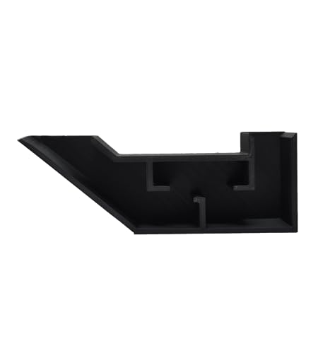 Chatelet Aquarium Underground Tunnel | Fish & Shrimp Hideout for Aquariums | Unique Underground Viewing Tunnel | Made in USA (Black) - color: Black