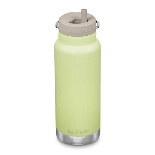 Klean Kanteen 32oz TKWide Insulated Water Bottle with Twist Cap - Shadow Lime - color: Shadow Lime