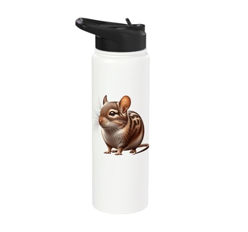 Degu Design Stainless Steel Insulated Water Bottle - color: White