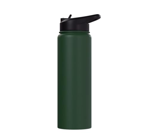 Best Degu Mom Ever Rodents Stainless Steel Insulated Water Bottle - color: Dark Green