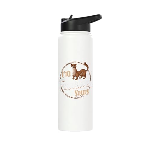 I'm Ferretver Yours Ferret Pet Animal Funny Ferret Stainless Steel Insulated Water Bottle - color: White