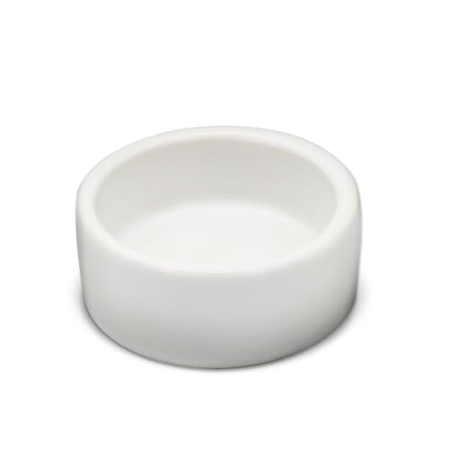 Escape-Proof Reptile Food Dish Bowl, Ceramics Small Animal Bowls for Lizard Frog Snake Turtle Gecko Hamster Food Bowl for Anti Living Foods Escape, Reptile Water Dish (S,1.96inches) - size: S,1.96inches