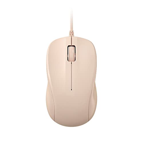 USB Silent Wired Computer Mouse with Easy Click for Office and Home, 1200DPI, Premium and Portable, Compatible with Windows PC, Laptop, Desktop, Notebook (Pink) - color: Pink