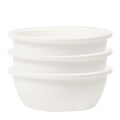 Sunhoo 3 PCS Replacement Ceramic Cat Bowls Pet Dish Microwave and Dishwasher Compatible - Outer Diameter(4.7in/12cm)