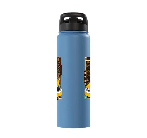 Sonic Racing CrossWorlds - Tails Stainless Steel Insulated Water Bottle - color: Light Blue