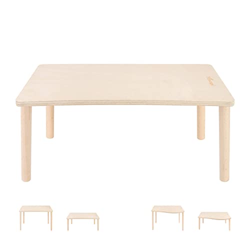 Niteangel Hamster Play Wooden Platform: Rectangle - 15.7" L x 7.1" W - 7" H | Can Maximizes Cage Space & Enriches Pet environment for Dwarf Syrian Hamsters Gerbils Mice Degus or Other Small Pets - size: Rectangle - 7" height