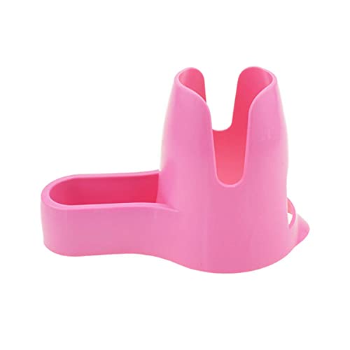 3 in 1 Hamster Water Bottle + Flying Saucer Exercise Wheel for Dwarf Hamster Mouse Rat Hedgehog (Pink, 80ml)