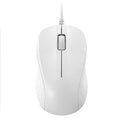 USB Silent Wired Computer Mouse with Easy Click for Office and Home, 1200DPI, Premium and Portable, Compatible with Windows PC, Laptop, Desktop, Notebook (White) - color: White