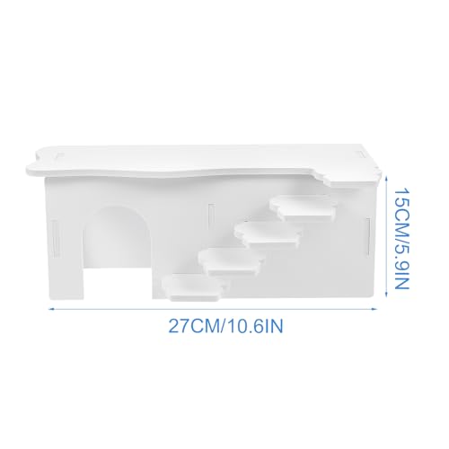 POPETPOP Plastic Hamster Hideout Rat Ladder House Guinea Pig House Guinea Pig Rest House Bird Toys