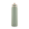 Ello Pop & Fill Insulated Stainless Steel Water Bottle with Quick Fill Lid, Leakproof Locking, Sip or Chug Spout, BPA-Free, Double Wall Vacuum Insulated for Sports, Travel & School- 22oz / 32oz / 40oz - color: Pistachio, style: 22oz